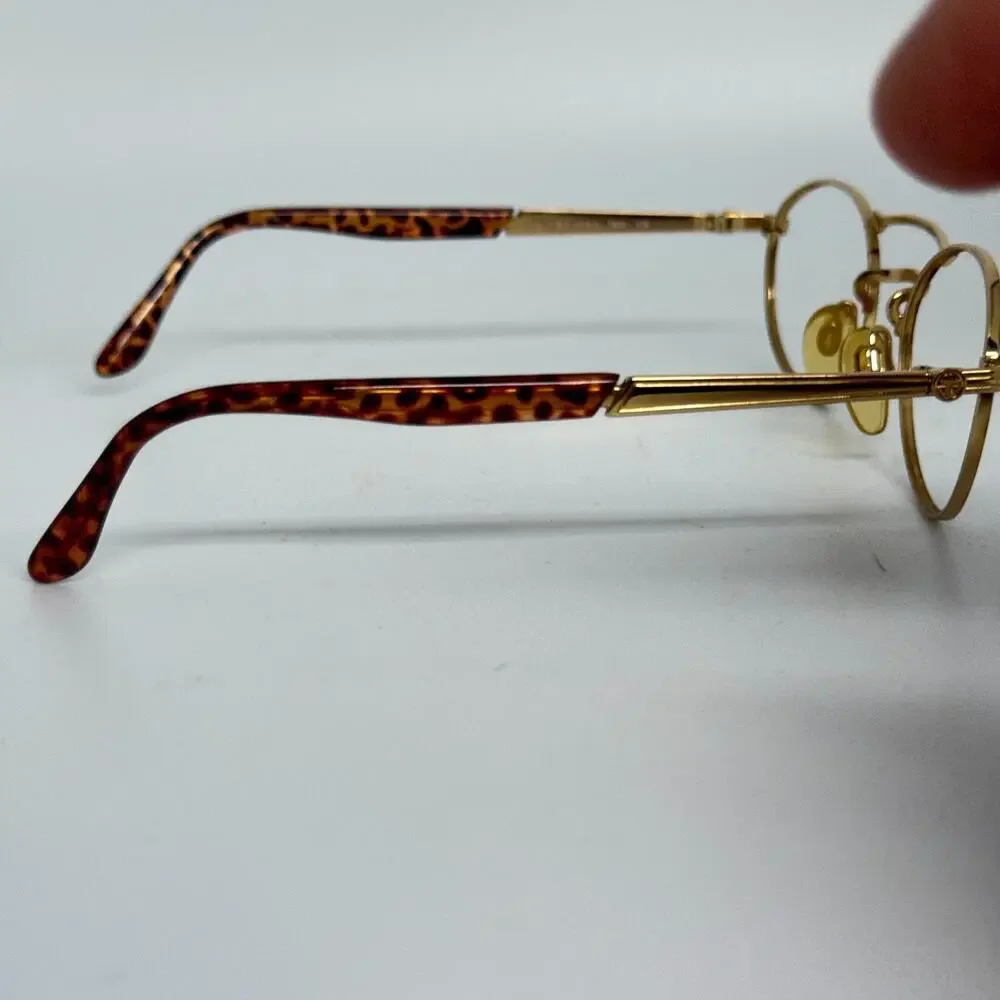 Sergio Tacchini S.T.‎ 1019-s T802 Eyeglasses Frames Gold Brown Tortoise H17471
